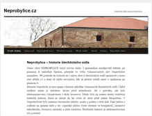 Tablet Screenshot of neprobylice.cz